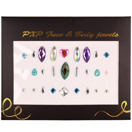 PXP Gezicht Sticker Face Jewels Model B van PXP Professional Colours koop je bij Partywinkel