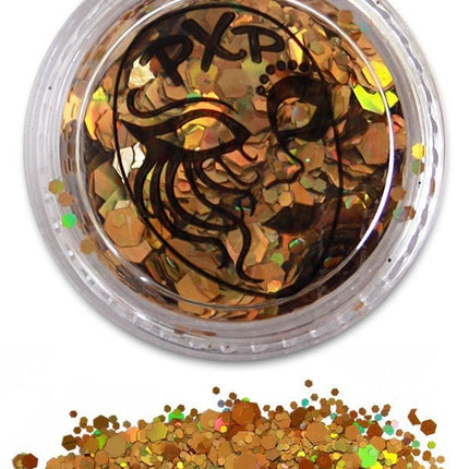 PXP Glitter Poeder Sparkling Gold 5gr van PXP Professional Colours koop je bij Partywinkel