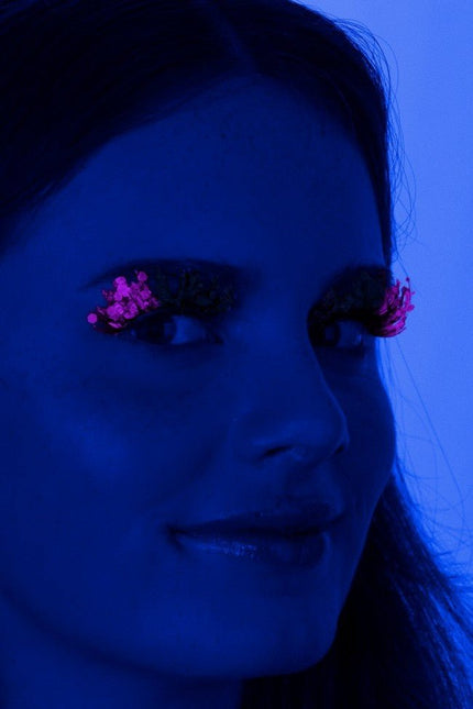 PXP Nep Wimpers Glitter UV Hotpink Barranquilla van PXP Professional Colours koop je bij Partywinkel