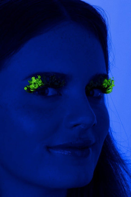 PXP Nep Wimpers Glitter UV Lime Barranquilla van PXP Professional Colours koop je bij Partywinkel