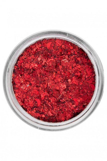 PXP Pressed Chunky Glitter Creme Coral Red 10ml van PXP Professional Colours koop je bij Partywinkel
