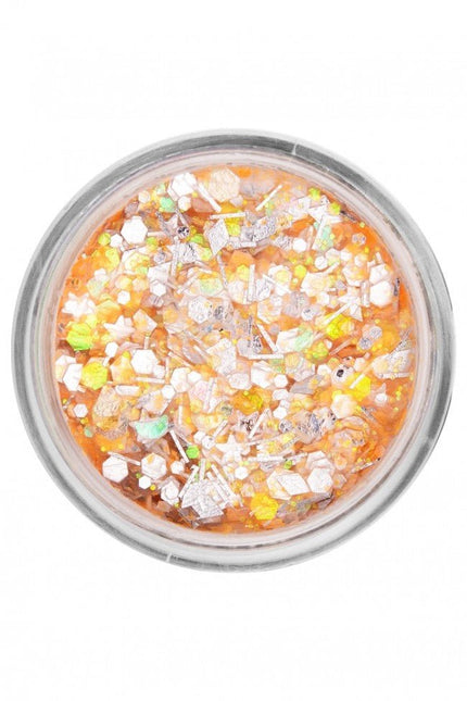PXP Pressed Chunky Glitter Creme Orange Candy 10ml van PXP Professional Colours koop je bij Partywinkel