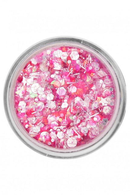 PXP Pressed Chunky Glitter Creme Red Candy 10ml van PXP Professional Colours koop je bij Partywinkel