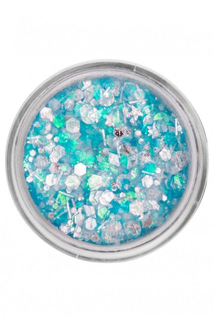 PXP Pressed Chunky Glitter Creme Turquoise Candy 10ml van PXP Professional Colours koop je bij Partywinkel