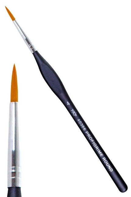 PXP Schmink Penseel Rond Ergonomisch Profigrime Maat 4 van PXP Professional Colours koop je bij Partywinkel