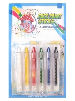PXP Schminkstiften Regular Colours 4,5gr 6st van PXP Professional Colours koop je bij Partywinkel
