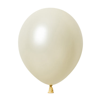 Ivoorkleurige Parelballonnen 30cm 50st