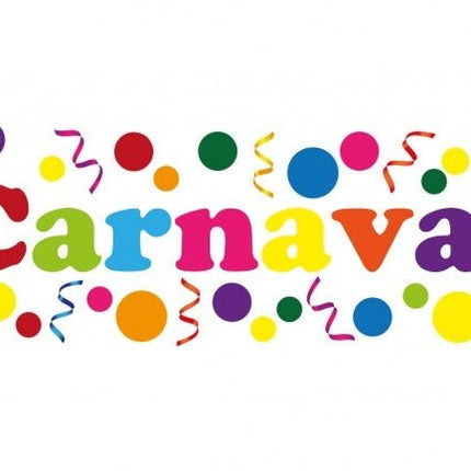 Raamsticker Carnaval 75cm van PartyXplosion koop je bij Partywinkel