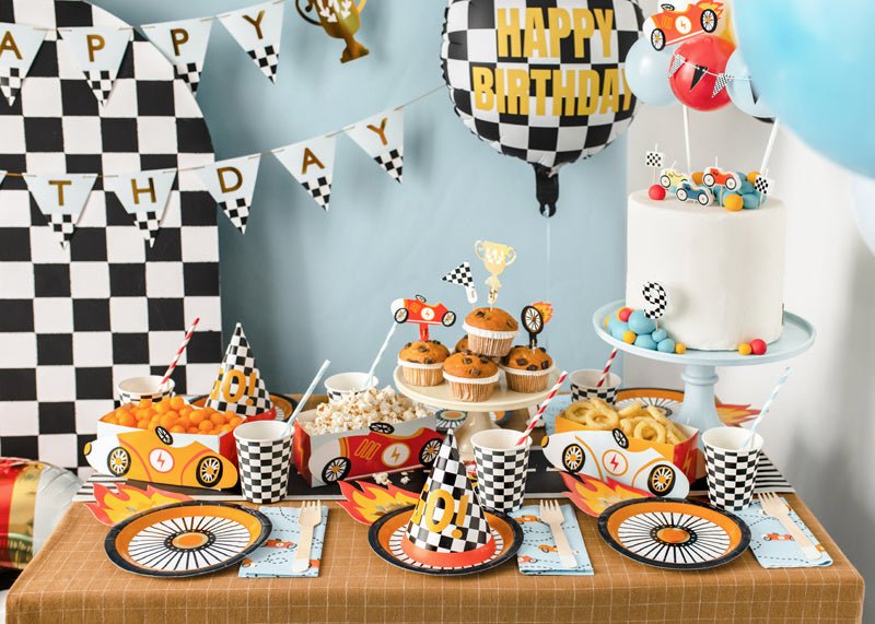 Race Borden 26,5cm 6st van Partydeco koop je bij Partywinkel