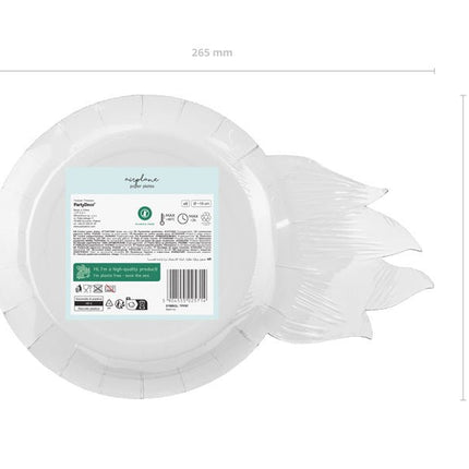 Race Borden 26,5cm 6st van Partydeco koop je bij Partywinkel