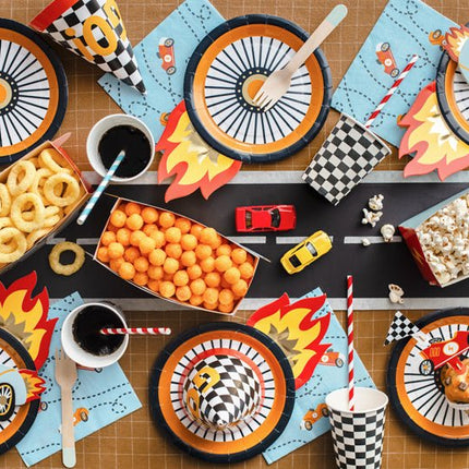 Race Borden 26,5cm 6st van Partydeco koop je bij Partywinkel