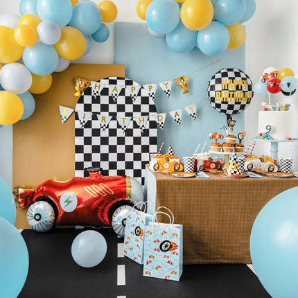 Race Cupcake Toppers 4st van Partydeco koop je bij Partywinkel