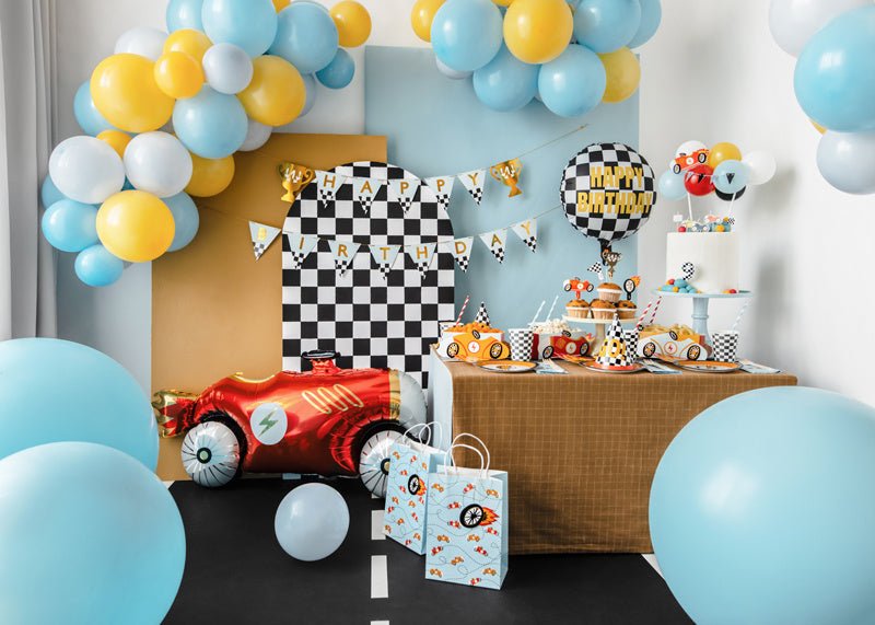 Race Cupcake Toppers 4st van Partydeco koop je bij Partywinkel