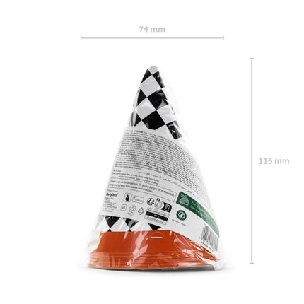 Race Feesthoedjes 16cm 6st van Partydeco koop je bij Partywinkel
