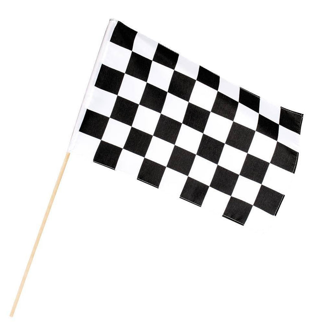 Race Handvlaggetje 60cm van Boland koop je bij Partywinkel