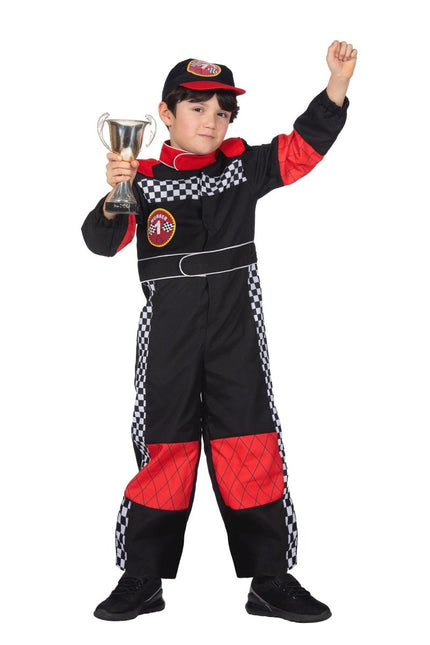 Racepak Kind 2 delig van Wilbers & Wilbers koop je bij Partywinkel