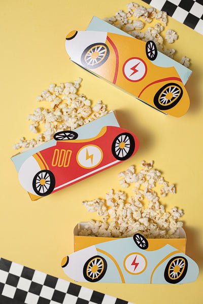 Race Snackbakje 3st van Partydeco koop je bij Partywinkel