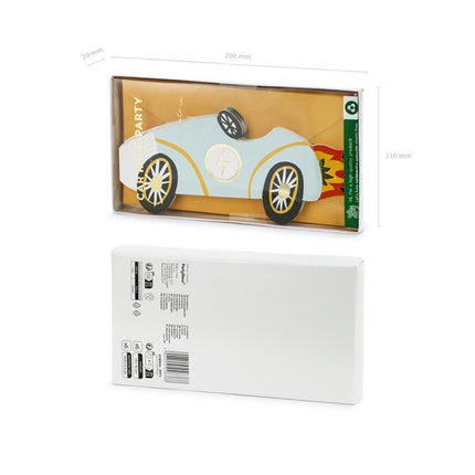 Race Uitnodigingen 6st van Partydeco koop je bij Partywinkel