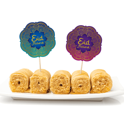 Ramadan Cocktailprikkers Eid Mubarak 12st van WeFiesta koop je bij Partywinkel