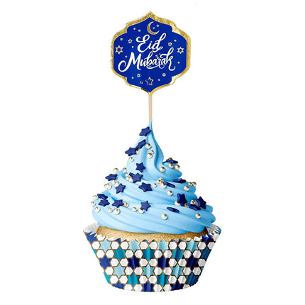 Ramadan Cocktailprikkers Eid Mubarak 40 delig van Boland koop je bij Partywinkel