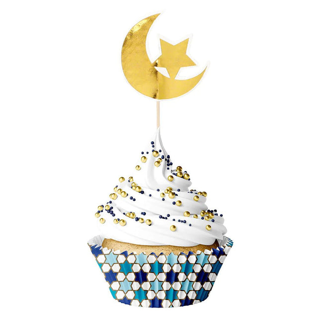 Ramadan Cocktailprikkers Eid Mubarak 40 delig van Boland koop je bij Partywinkel