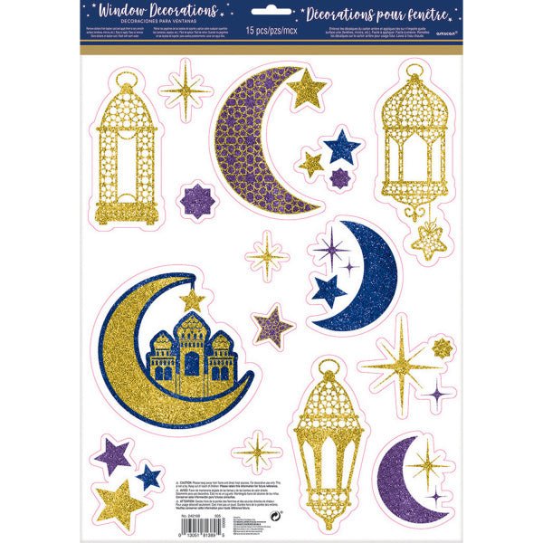 Ramadan Raamsticker 43cm 15st van Riethmueller koop je bij Partywinkel