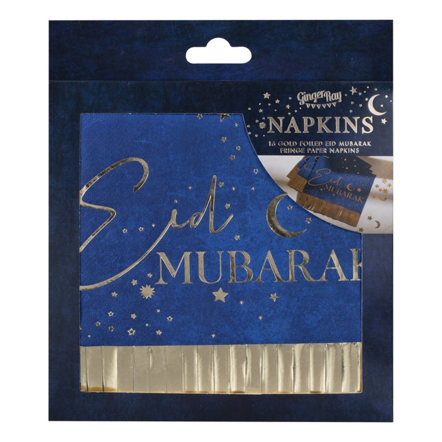 Ramadan Servetten 16,5cm 16st van Ginger Ray koop je bij Partywinkel