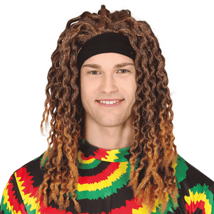 Rasta Pruik Hoofdband van Fiestas Guirca koop je bij Partywinkel