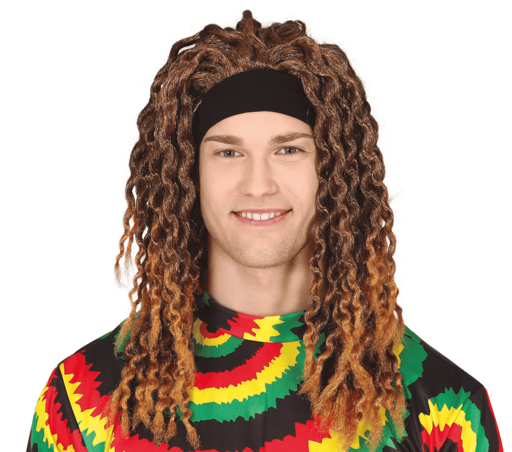 Rasta Pruik Hoofdband van Fiestas Guirca koop je bij Partywinkel