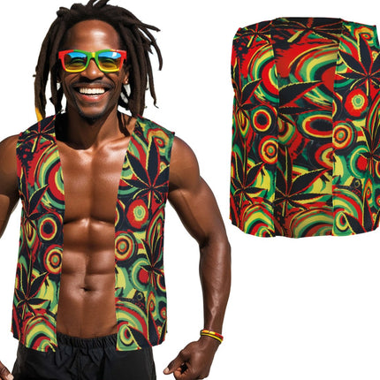 Rasta Vest Gekleurd van Fiestas Guirca koop je bij Partywinkel