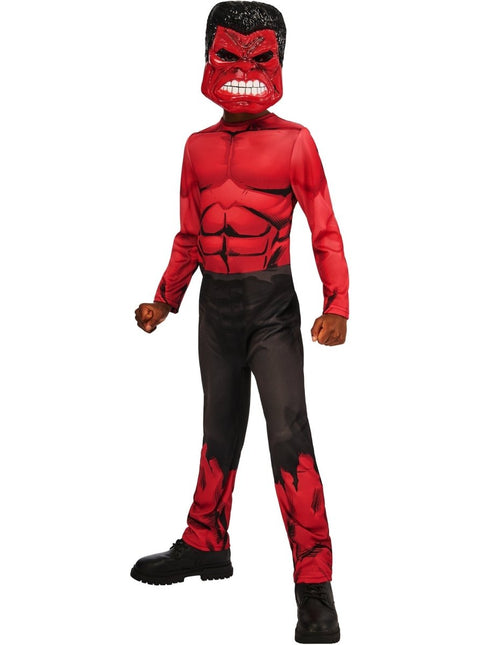 Red Hulk Kostuum Jongen van Rubies koop je bij Partywinkel