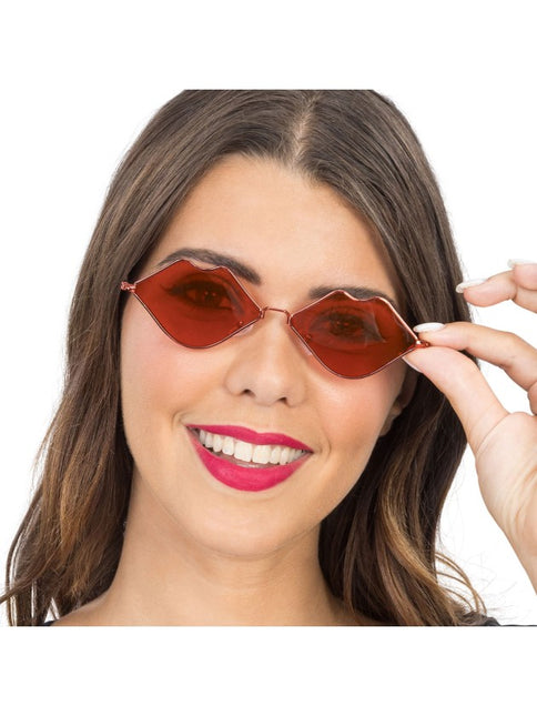 Red Lips Glasses, 14.5 cm