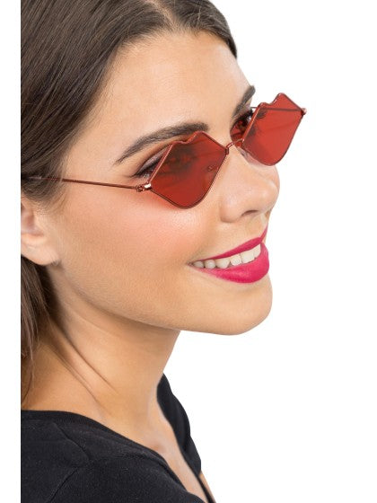 Red Lips Glasses, 14.5 cm