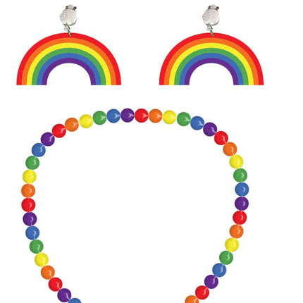 Regenboog Accessoireset 3 delig van Fiestas Guirca koop je bij Partywinkel