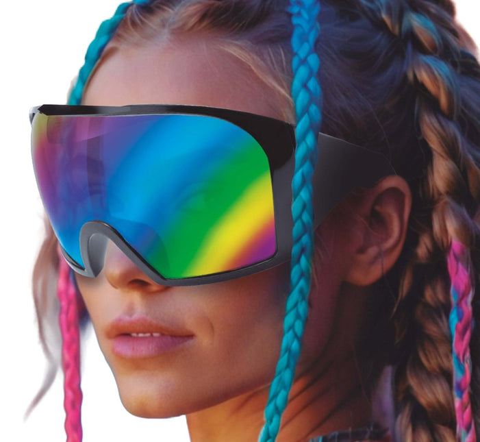Regenboog Bril Futuristisch van Fiestas Guirca koop je bij Partywinkel