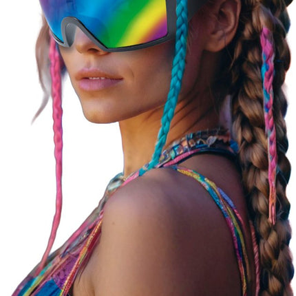 Regenboog Bril Futuristisch van Fiestas Guirca koop je bij Partywinkel