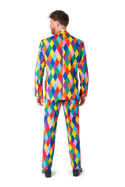 Regenboog Clown Pak Heren Suitmeister van Suitmeister koop je bij Partywinkel