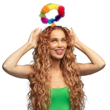 Regenboog Haarband Engel van Boland koop je bij Partywinkel