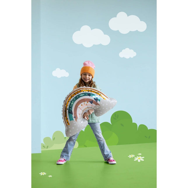 Regenboog Helium Ballon Leeg 68cm van Folat koop je bij Partywinkel