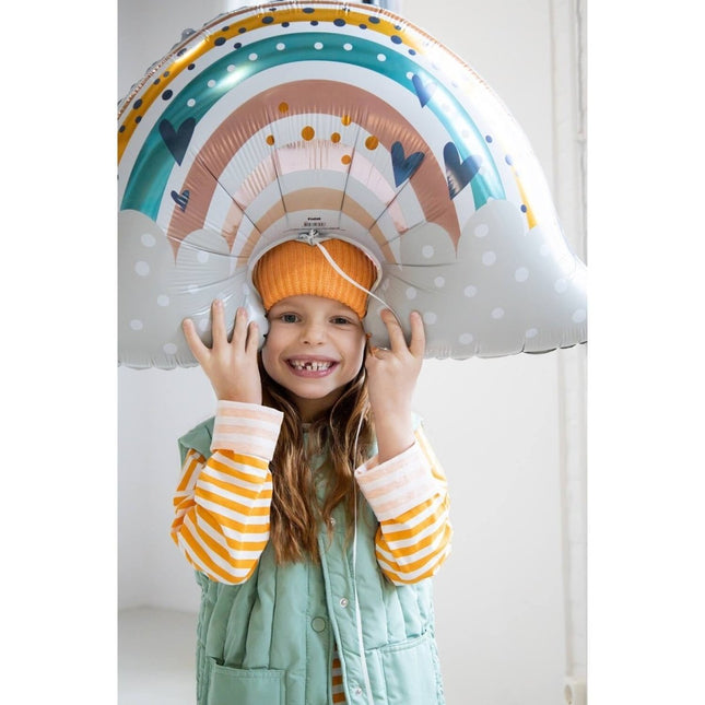 Regenboog Helium Ballon Leeg 68cm van Folat koop je bij Partywinkel