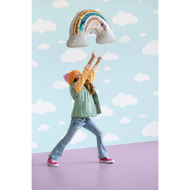 Regenboog Helium Ballon Leeg 68cm van Folat koop je bij Partywinkel