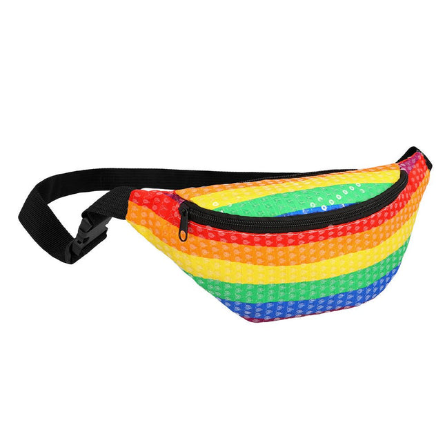 Regenboog Heuptasje Pailletten van Boland koop je bij Partywinkel