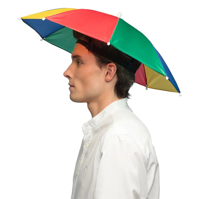 Regenboog Hoed Paraplu van Boland koop je bij Partywinkel