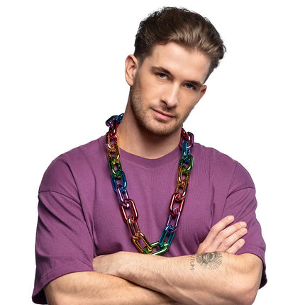 Regenboog Ketting Schakel van Boland koop je bij Partywinkel