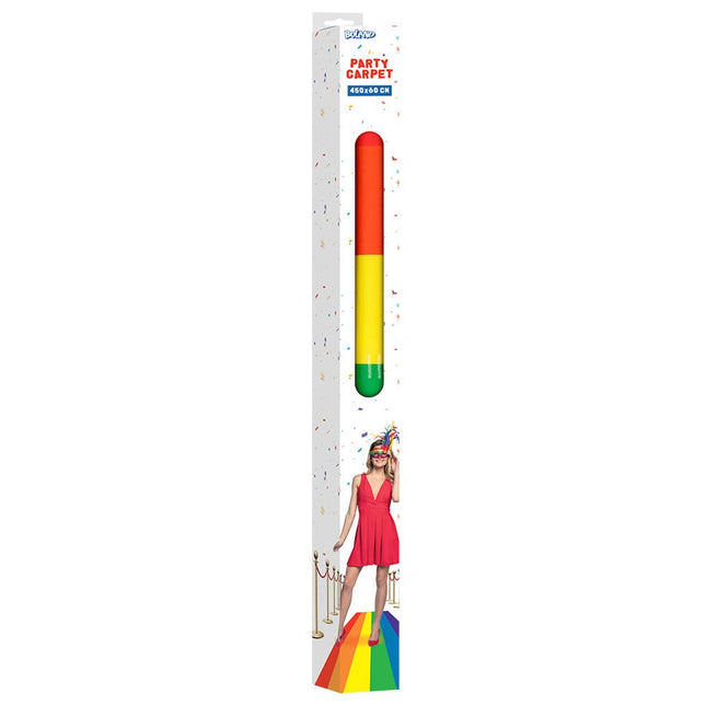 Regenboog Loper 60cm 4,5m van Boland koop je bij Partywinkel