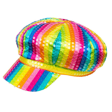 Regenboog Pet Glitter van Boland koop je bij Partywinkel