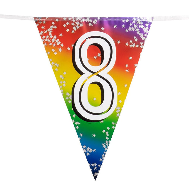 Regenboog Slinger 8 Jaar 6m van Boland koop je bij Partywinkel