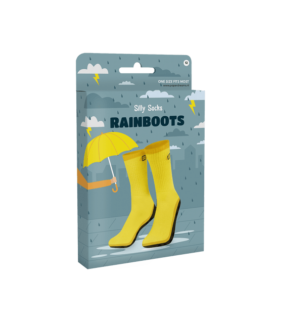 Regenlaarzen Sokken One Size van Paper Dreams koop je bij Partywinkel