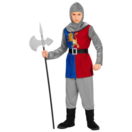 Ridder Kostuum Rood Blauw Jongen van Widmann koop je bij Partywinkel