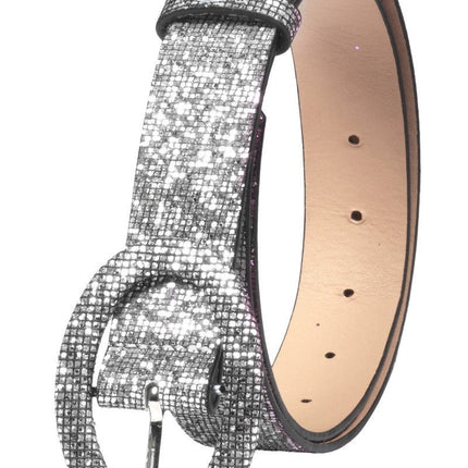 Zilveren Riem Glitter van Wilbers & Wilbers koop je bij Partywinkel